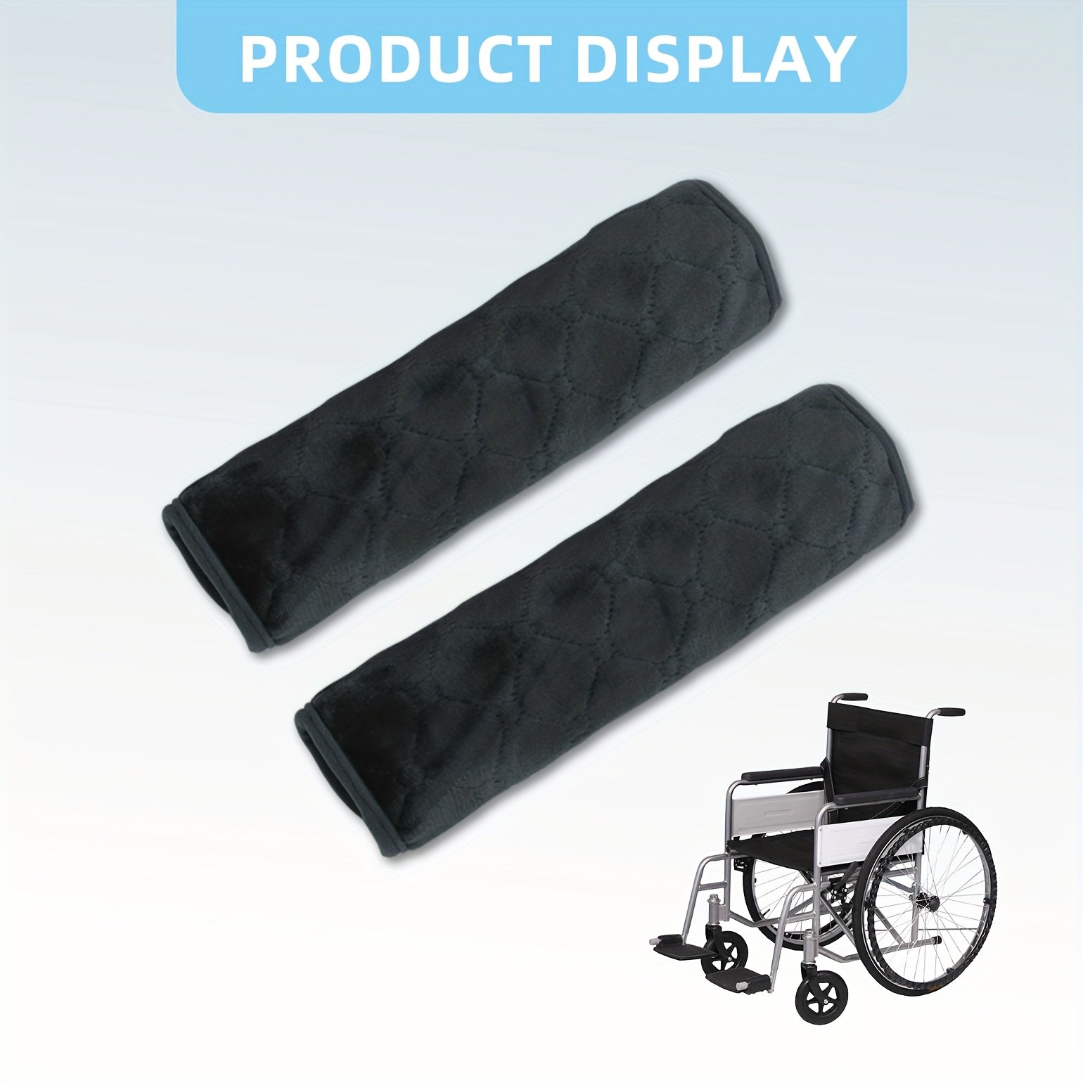 Wheelchair Armrest Pads - Soft, Comfortable, Machine Washable - MobilityBuy.com 