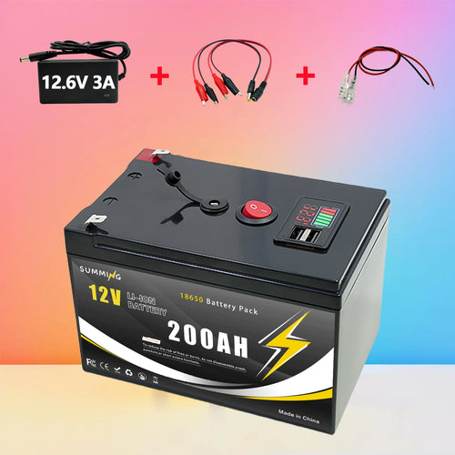 12V Lithium  LiFeP04 Scuuter Battery with USB Port - Mobility Buy