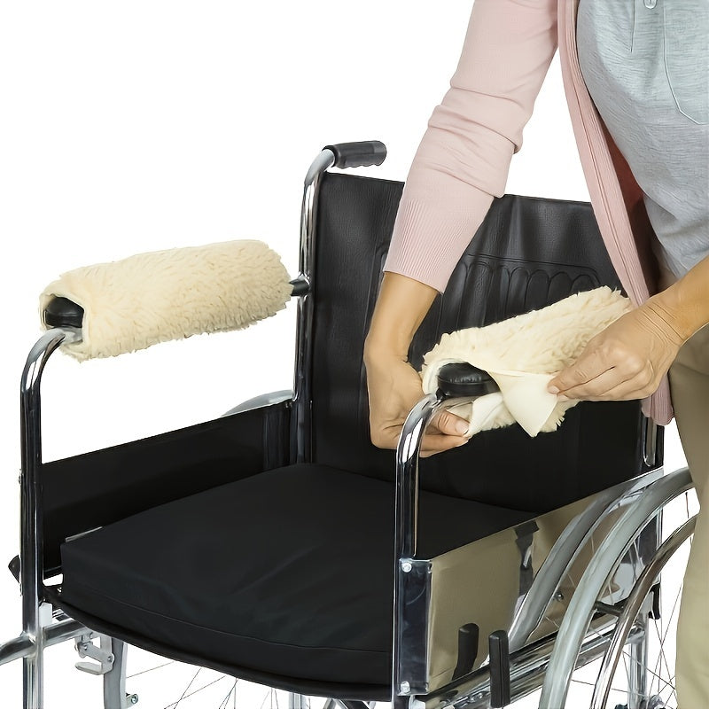 2-Pack Soft Wheelchair Armrest Covers Protective Pads wheelchair & Comfort - MobilityBuy.com