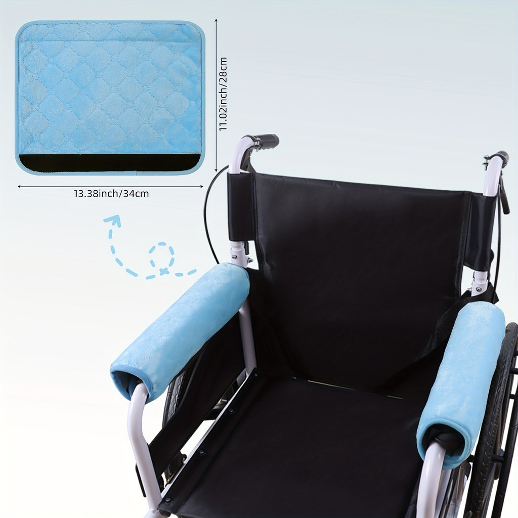 Wheelchair Armrest Pads - Soft, Comfortable, Machine Washable - MobilityBuy.com 