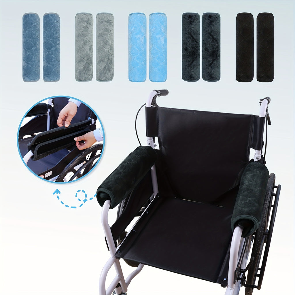 Wheelchair Armrest Pads - Soft, Comfortable, Machine Washable - MobilityBuy.com 