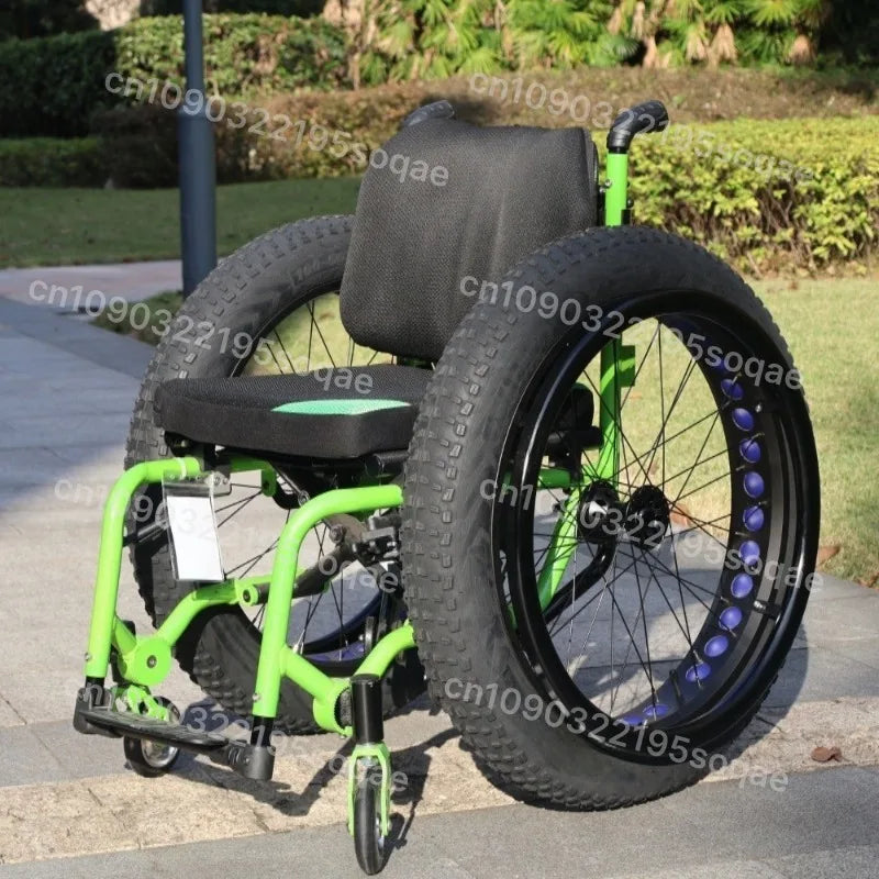24 Inch Fat Tire Wheelchair Wheel Beach Wide Tire Snow Wheel Spare Parts - Mobility Buy