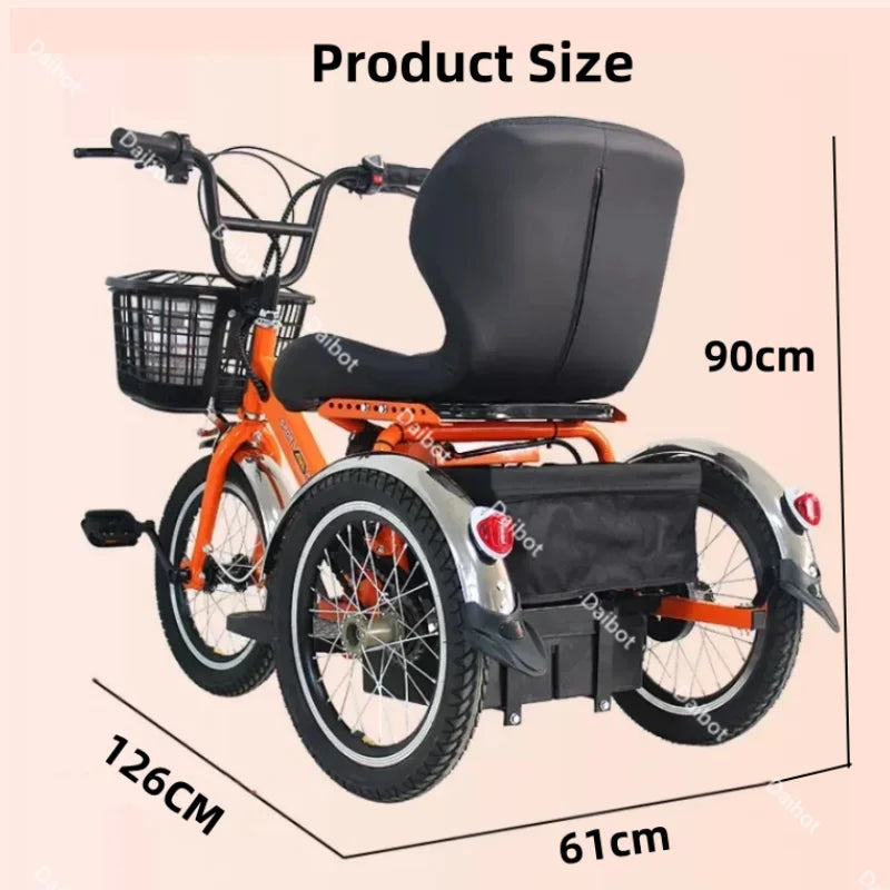 250W Mobility Scooter For Elderly With Basket 3 Wheel Electric Tricycle - Mobility Buy