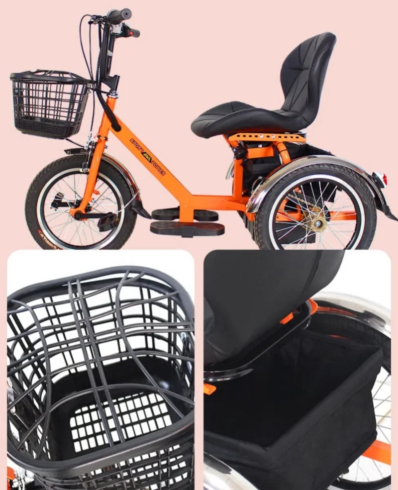 250W Mobility Scooter For Elderly With Basket 3 Wheel Electric Tricycle - Mobility Buy