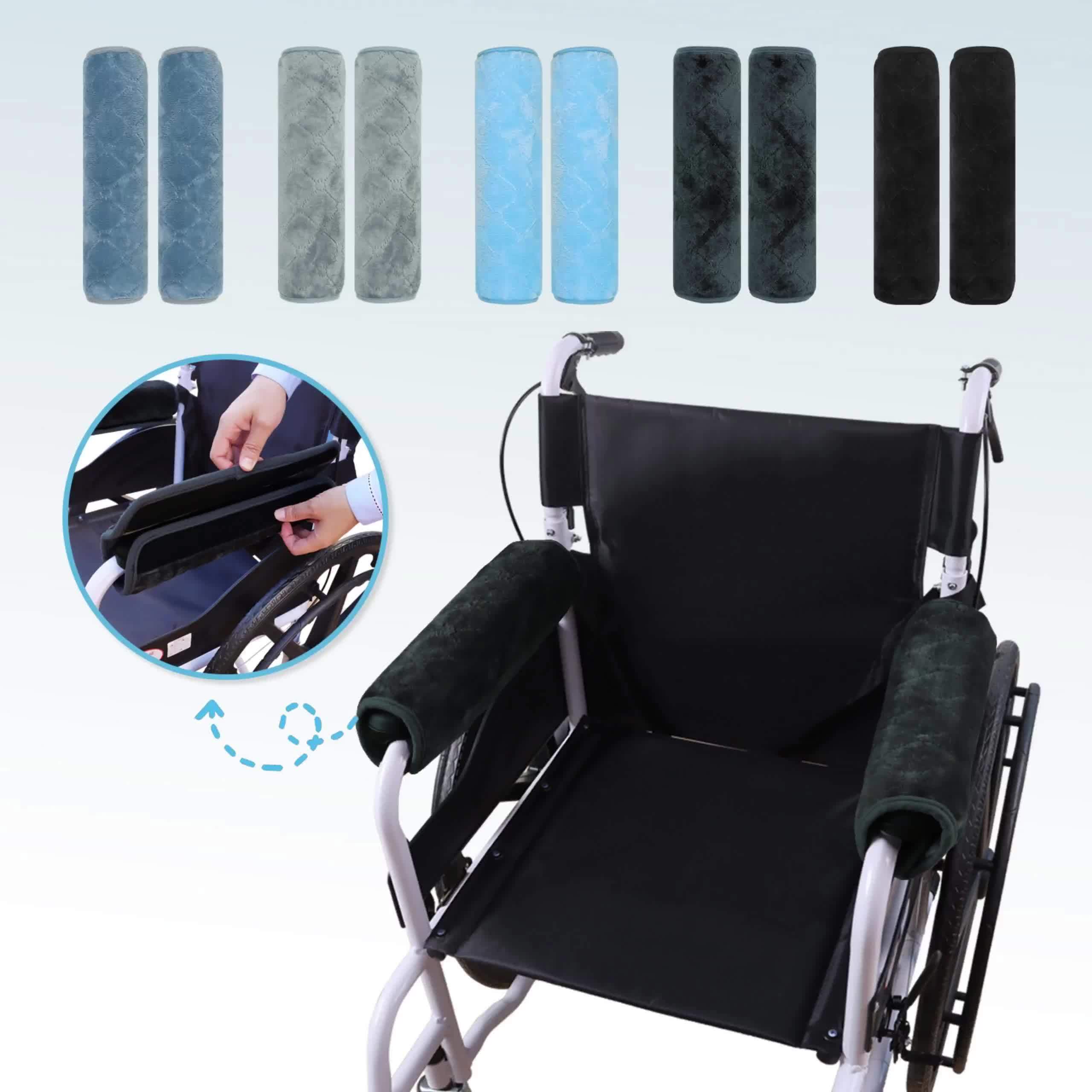 Wheelchair Armrest Pads - Soft, Comfortable, Machine Washable - MobilityBuy.com 