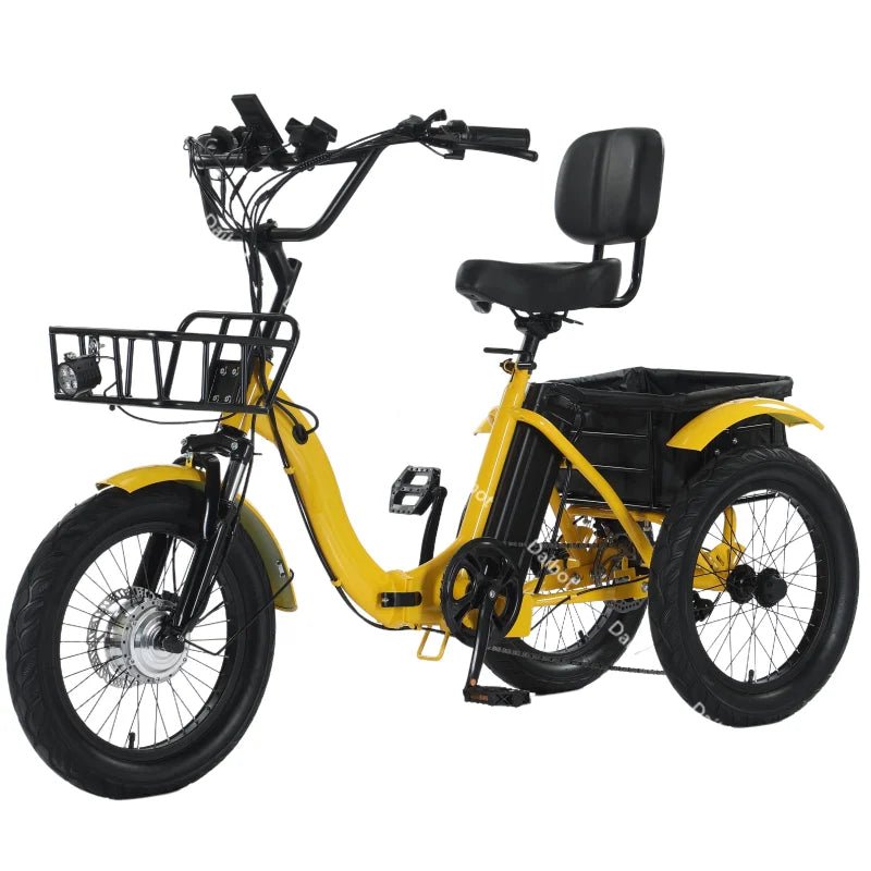 3 Wheel Electric Folding Bicycle Folding Bike Battery - Electric Bikes from