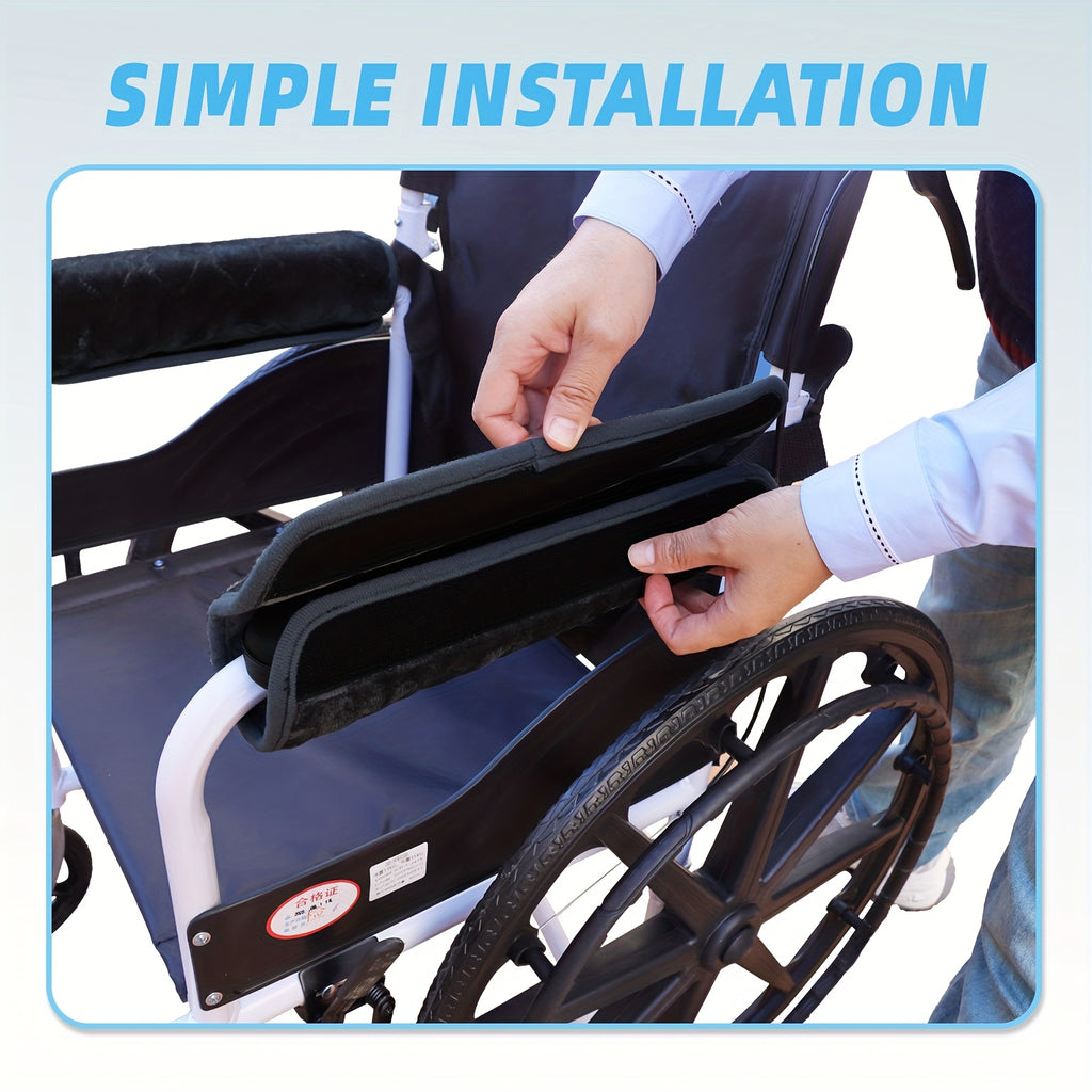 Wheelchair Armrest Pads - Soft, Comfortable, Machine Washable - MobilityBuy.com 
