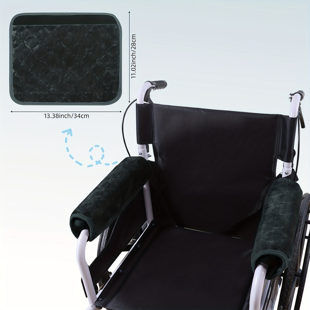 Wheelchair Armrest Pads - Soft, Comfortable, Machine Washable - MobilityBuy.com 