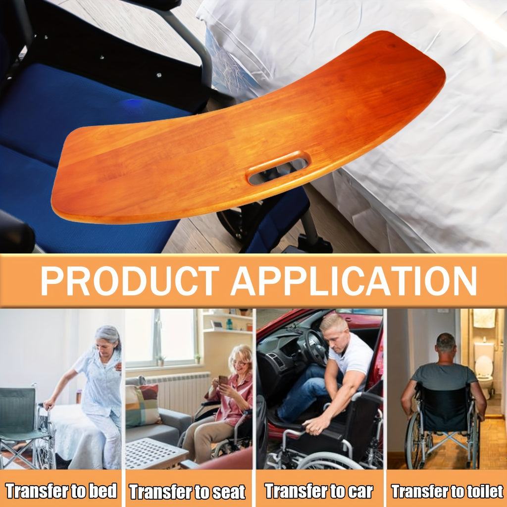 Slide Transfer Board, Wooden Slide  - Transferring Patient Patient Slide Board - MobilityBuy.com