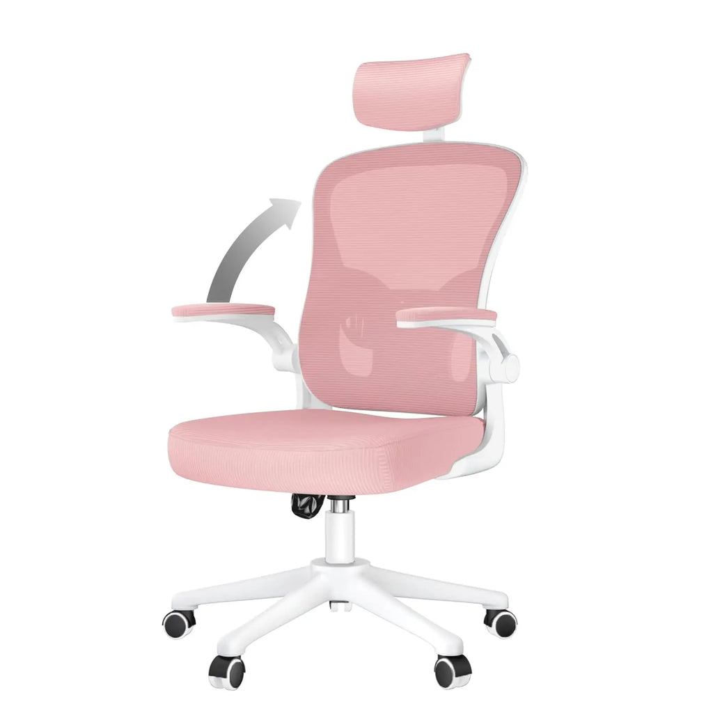 Ergonomic Office Chair High Back Armrest With Adjustable Headrest Lumbar Support - MobilityBuy.com 
