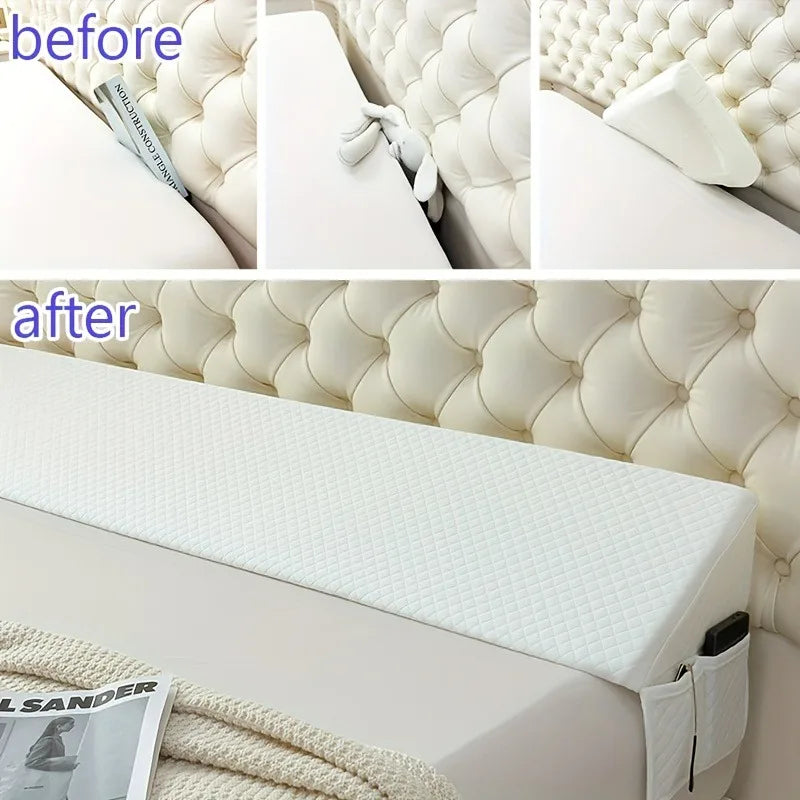 Adjustable Bed Wedge Pillow Gap Filler 0 to 7 Inches for Snoring Relief - Mobility Buy
