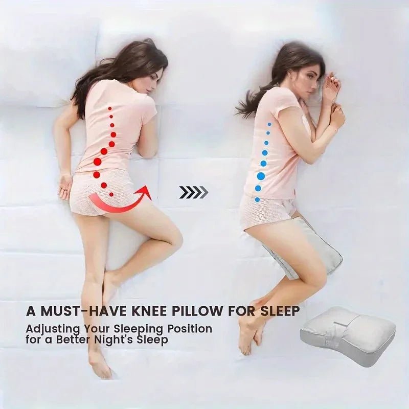 Adjustable Strap Single Leg Pillow For Side Sleeping Knee Support - Mobility Buy