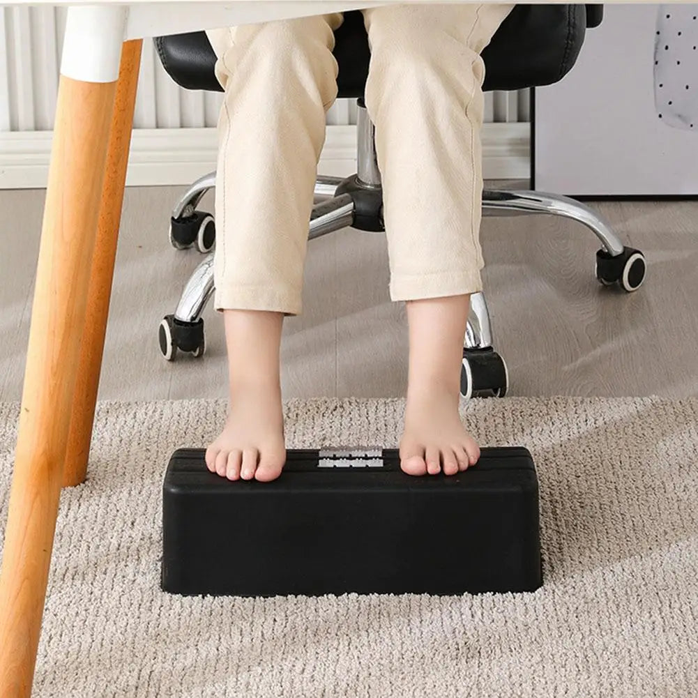 Adjustable Under Desk Footrest With Massage 5 Height Positions - Mobility Buy