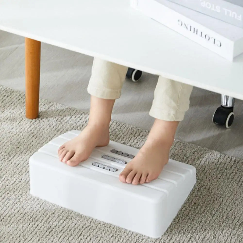Adjustable Under Desk Footrest With Massage 5 Height Positions - Mobility Buy