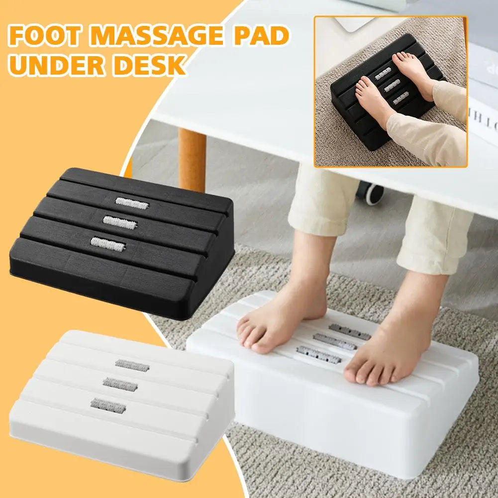 Adjustable Under Desk Footrest With Massage 5 Height Positions - Mobility Buy
