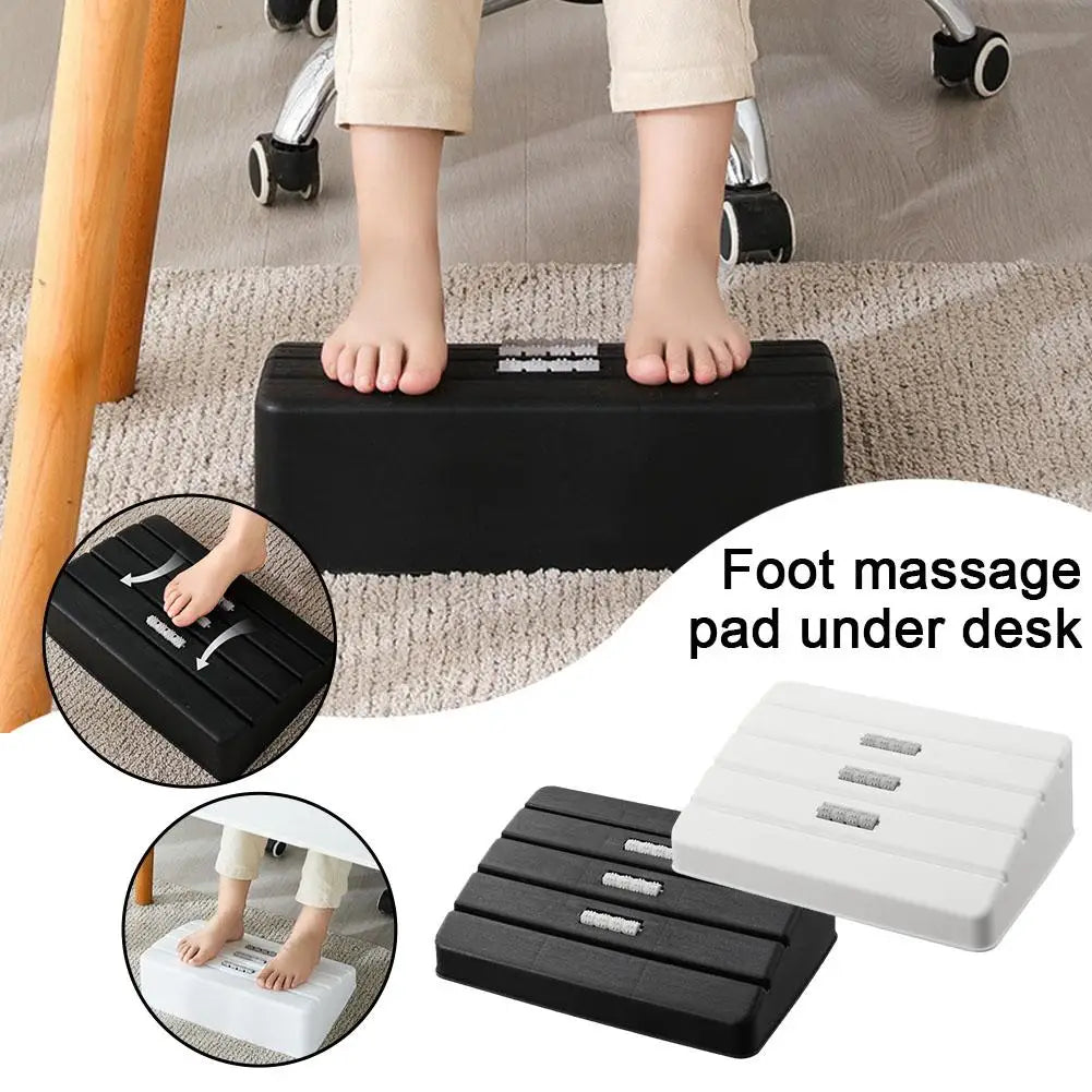 Adjustable Under Desk Footrest With Massage 5 Height Positions - Mobility Buy
