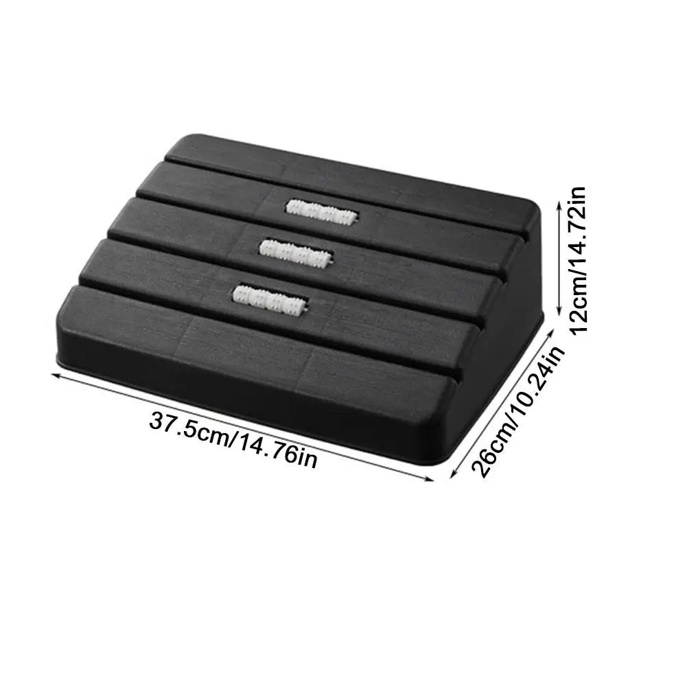 Adjustable Under Desk Footrest With Massage 5 Height Positions - Mobility Buy