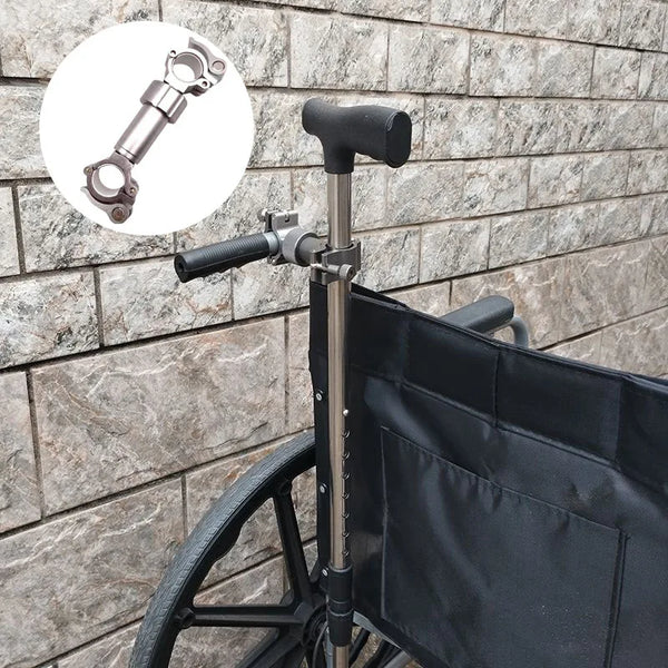 Aluminum Magnesium Alloy Cane Clip Fixing Device For Electric Wheelchairs - Mobility Buy