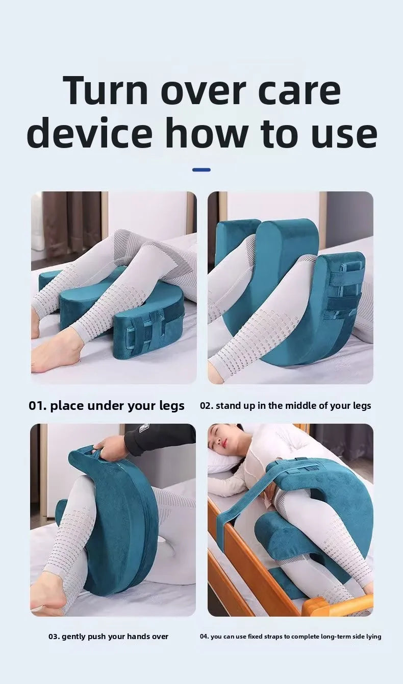 Bedridden Patient Turning Cushion With Velcro For Anti Bedsores And Easy Turning - Mobility Buy