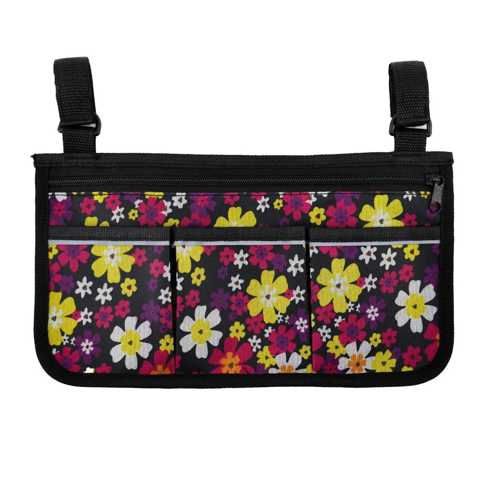 Wheelchair Bag with Pockets Reflective Strips - Side Bags pouch - MobilityBuy.com