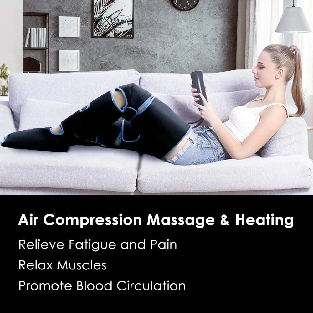 Air pressure leg massager blood circulationr, muscle relaxation - MobilityBuy.com 