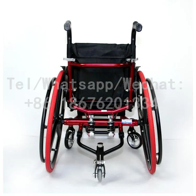 Aluminum Alloy Foldable Lightweight 13kg Manual Sports Wheelchair For Disabled - MobilityBuy.com 