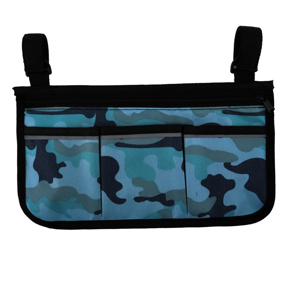 Wheelchair Bag with Pockets Reflective Strips - Side Bags pouch - MobilityBuy.com