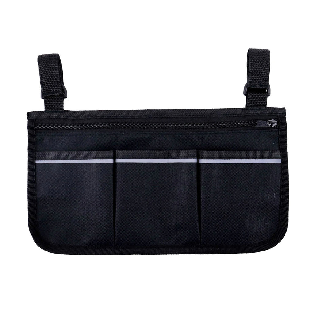 Wheelchair Bag with Pockets Reflective Strips - Side Bags pouch - MobilityBuy.com