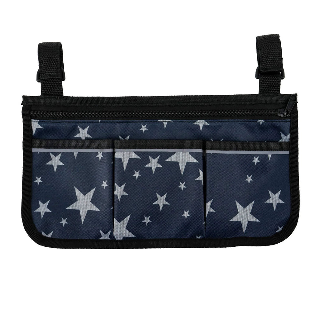 Wheelchair Bag with Pockets Reflective Strips - Side Bags pouch - MobilityBuy.com