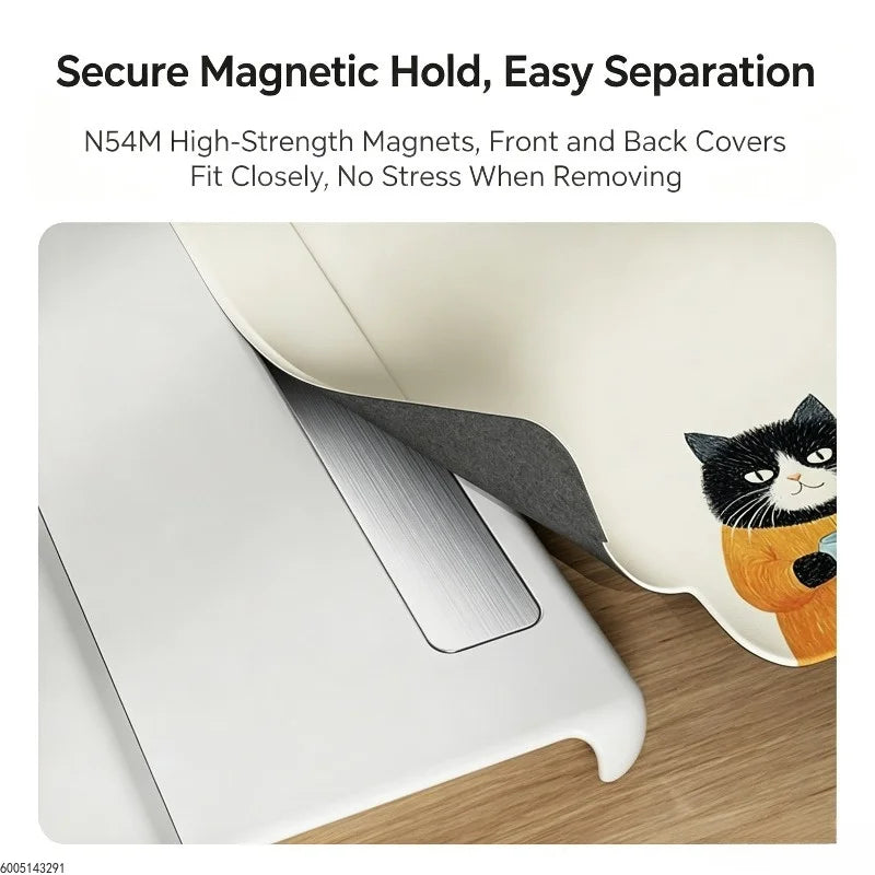 Magnetic Detachable Bluetooth Button Case for iReader Neo3 and Neo3 Ultra, Mobility Buy, white