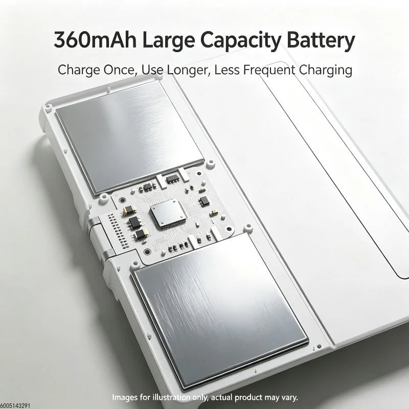 Magnetic Detachable Bluetooth Button Case by Mobility Buy for Neo3/Neo3 Ultra, white shell with dual battery modules
