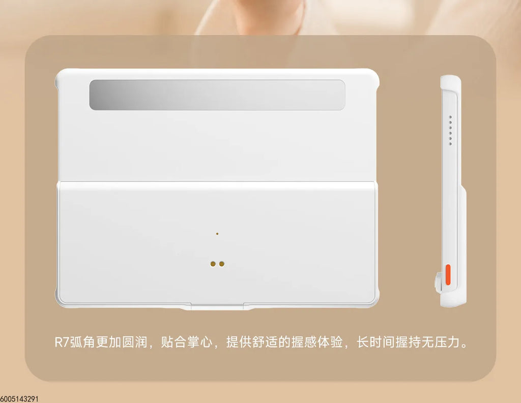 Mobility Buy Magnetic Detachable Bluetooth Button Case for iReader Neo3/Neo3 Ultra, white with gray magnetic strip