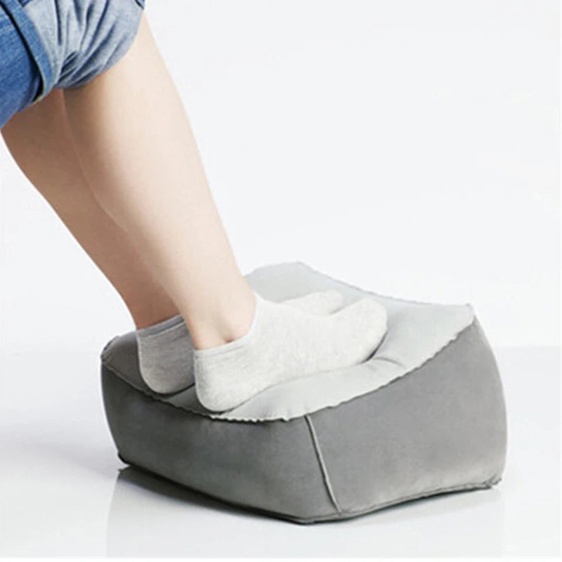 One Piece Inflatable Footrest Pad for Travel and Home Portable Backrest - Mobility Buy