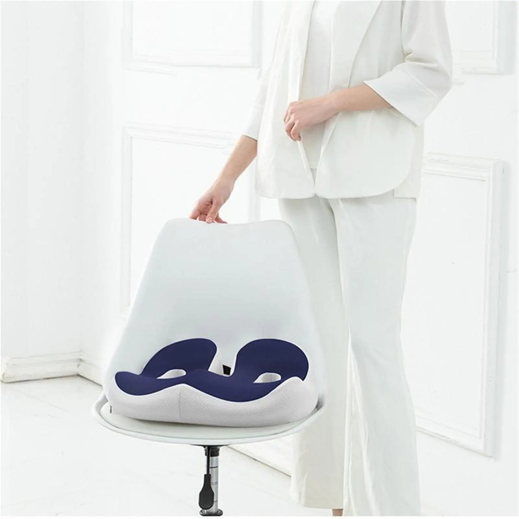 Orthopedic Memory Foam Seat Cushion for Tailbone Pain Sciatica Car Chair Black - Mobility Buy