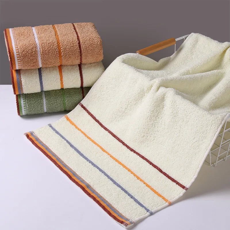 Pure Cotton Thick Towels 33x73 CM Absorbent Face Kitchen Bath Towels - Mobility Buy