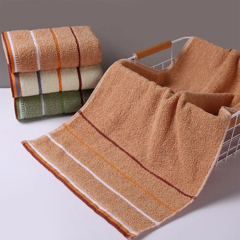 Pure Cotton Thick Towels 33x73 CM Absorbent Face Kitchen Bath Towels - Mobility Buy