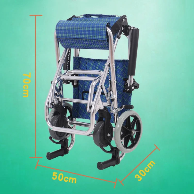 Lightweight Folding Emergancy/travel evacWheelchair Aluminum Alloy Frame - MobilityBuy.com