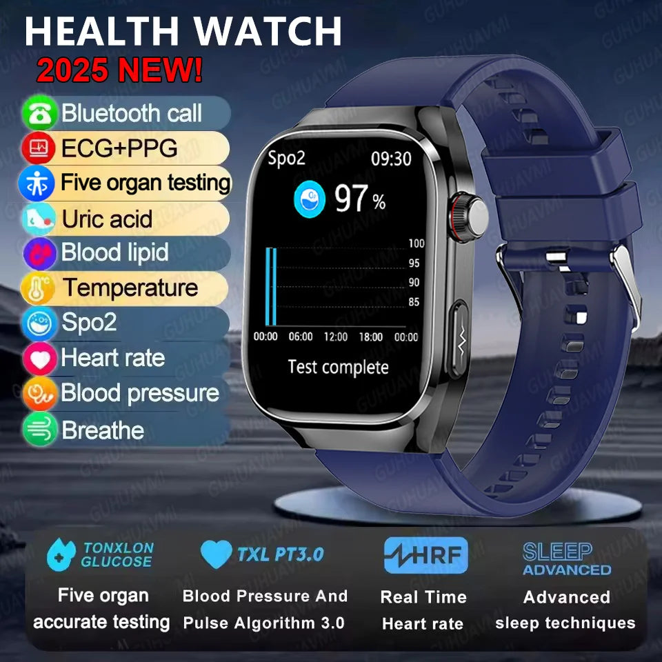 2025 New Micro Physical Examination Smart Watch - Health Stats, Bluetooth Call - MobilityBuy.com