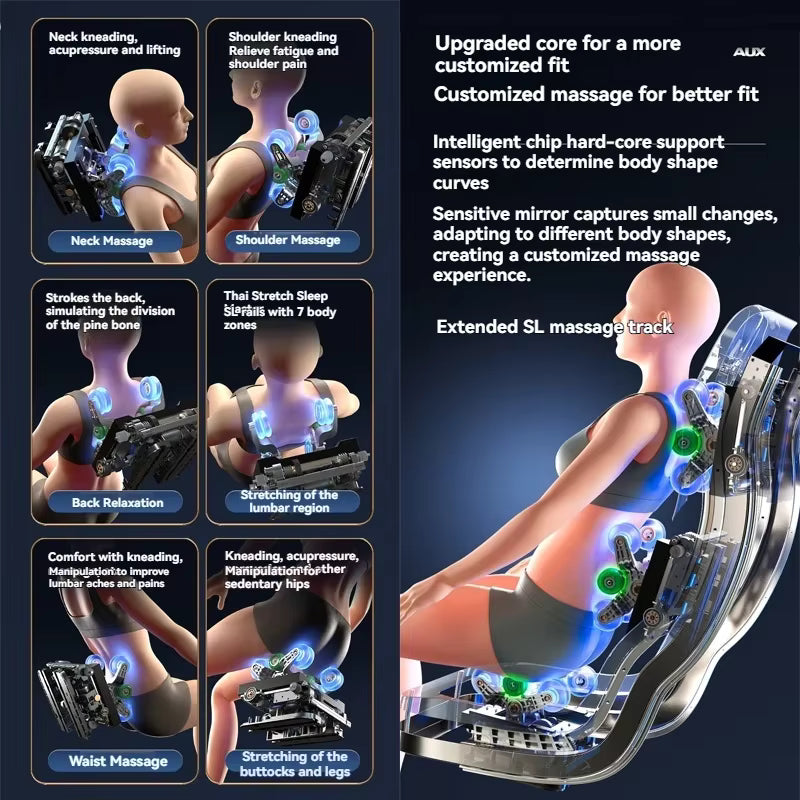 AUX Full body Massage Chair with Heat Massager - Massage Chairs from massage chair