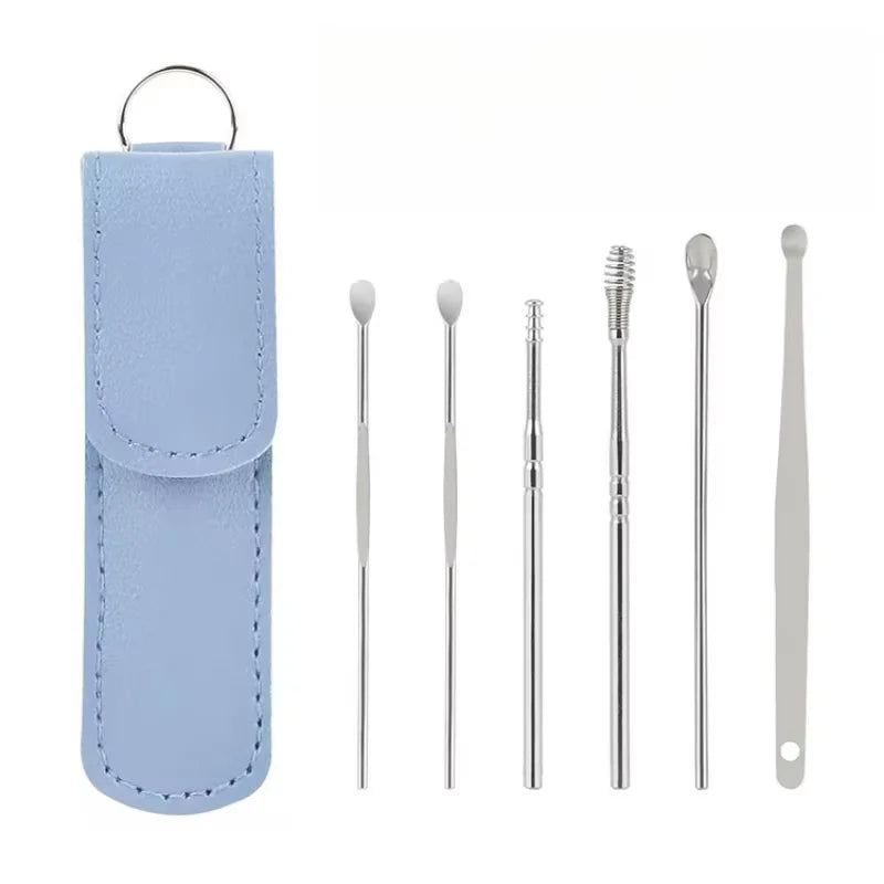 Effective earwax cleaning tool set featuring various wax removal tools for safe and easy ear hygiene.
