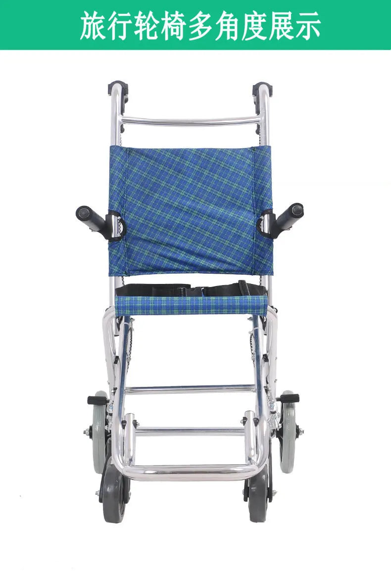 Lightweight Folding Emergancy/travel evacWheelchair Aluminum Alloy Frame - MobilityBuy.com
