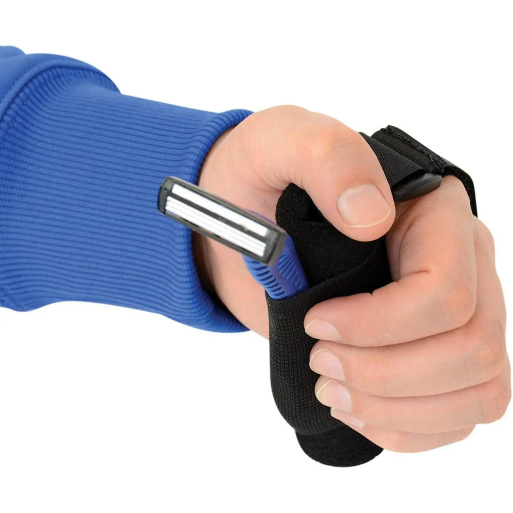 Eating Assistance Strap Adjustable Utensil Holder, Grip Aid - MobilityBuy.com