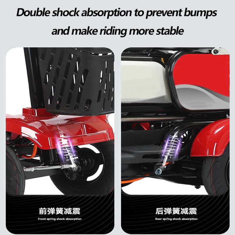 Low Speed 4 Wheel Electric Car For Adults Mini Recreational Vehicle - MobilityBuy.com 