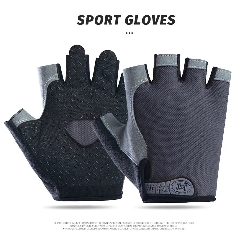 Pushing Gloves for Wheelchair, Cycling, Gym Fingerless Gloves
