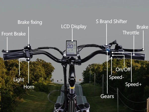 48V 500W Brushless Electric Tricycle for Adults Folding E Bike with Large Basket - MobilityBuy.com 