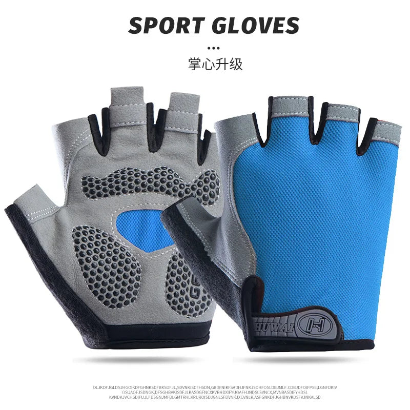 Pushing Gloves for Wheelchair, Cycling, Gym Fingerless Gloves