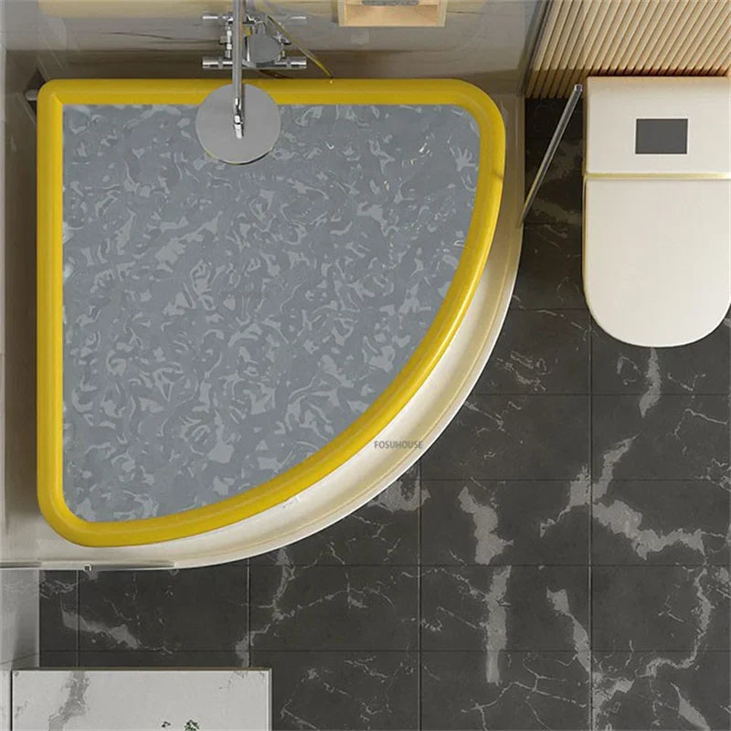 Portable Foldable Triangular Bathtub For Adults Space Saving Bath Barrel - MobilityBuy.com 