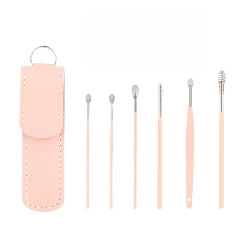 Effective earwax cleaning tool set by MobilityBuy, featuring various wax removal tools in a compact, user-friendly design.