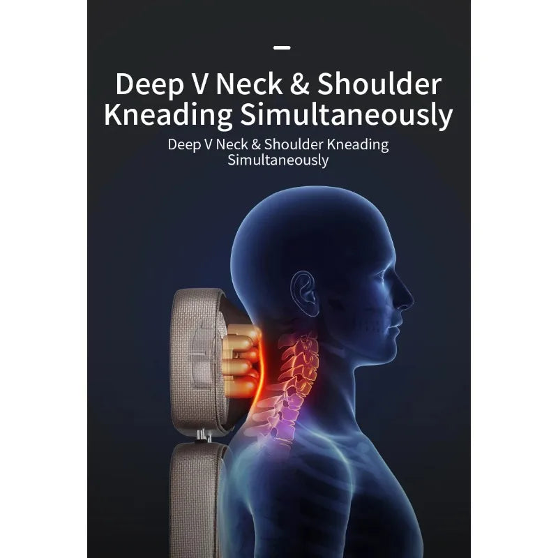 Massage Chair Full Body Kneading Neck Back Waist Leg Infrared Heating - MobilityBuy.com