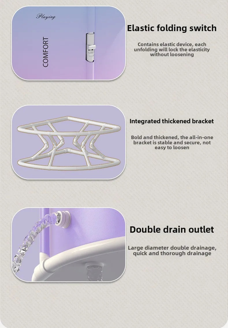 2025 Folding Fan Shaped Corner Spa Bathtub Space Saving Home Bath - MobilityBuy.com 